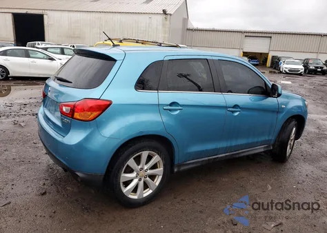 2014 Mitsubishi Outlander Sport Se из США, поврежденный, VIN 4A4AR4AU7EE013060